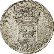 France ECU Louis XIV 1680 K KM# 226.7 SIT NOMEN DOMINI K BENEDICTVM 1680 coin reverse France ECU Louis XIV 1680 K KM# 226.7 SIT NOMEN DOMINI K BENEDICTVM 1680 coin reverse
