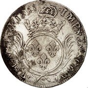 France ECU Louis XIV 1693 S KM# 298.17 SIT NOMEN DOMINI S BENEDICTVM 1693 coin reverse France ECU Louis XIV 1693 S KM# 298.17 SIT NOMEN DOMINI S BENEDICTVM 1693 coin reverse