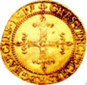 France ECU D’or Henry IV 1601 C KM# 9.2 CHRS VINCIT CHRS REGNAT CHRS IMP C coin reverse France ECU D’or Henry IV 1601 C KM# 9.2 CHRS VINCIT CHRS REGNAT CHRS IMP C coin reverse