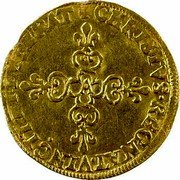 France ECU D’or Henry IV 1607 A KM# 11.1 CHRISTVS REGNAT VINCIT ET IMPERAT A coin reverse France ECU D’or Henry IV 1607 A KM# 11.1 CHRISTVS REGNAT VINCIT ET IMPERAT A coin reverse