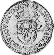 France ECU D’or Louis XIII 1615 C KM# 55 LVDOVICVS XIII D G FRAN ET NAVA REX coin obverse