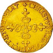 France ECU D’or Louis XIII 1616 A KM# 41.1 CHRISTVS REGNAT VINCIT ET IMPERAT A coin reverse France ECU D’or Louis XIII 1616 A KM# 41.1 CHRISTVS REGNAT VINCIT ET IMPERAT A coin reverse
