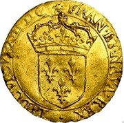 France ECU D’or Louis XIII 1642 N KM# 41.13 LVDOVICVS XIII D G FRAN ET NAVA REX coin obverse France ECU D’or Louis XIII 1642 N KM# 41.13 LVDOVICVS XIII D G FRAN ET NAVA REX coin obverse
