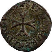 France Liard Henry IV 1601 KM# 5 SIT NOM D BENEDICT 1601 coin reverse