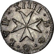 France Liard Louis XIV 1655 KM# 190 LVD XIIII D G coin reverse France Liard Louis XIV 1655 KM# 190 LVD XIIII D G coin reverse