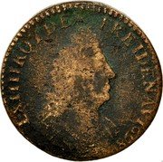 France Liard Louis XIV 1698 A KM# 284.1 L XIIII ROY DE FR ET DE NA 1698 coin obverse France Liard Louis XIV 1698 A KM# 284.1 L XIIII ROY DE FR ET DE NA 1698 coin obverse