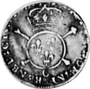 France 1/12 ECU (10 Sols) Louis XIV 1703 G KM# 321.7 SIT NOMEN DOMINI BENEDICTVM 1703 G coin reverse