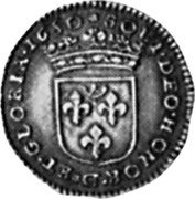 France 1/12 ECU (5 Sols) Orange Principality 1650 KM# 86 SOLI DEO HONOR ET GLORIA 1650 coin reverse France 1/12 ECU (5 Sols) Orange Principality 1650 KM# 86 SOLI DEO HONOR ET GLORIA 1650 coin reverse