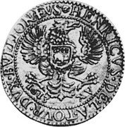 France 1/2 ECU Henry de la Tour d'Auvergne 1613 KM# 16 HENRICVS DE LA TOVR DVX BVLLIONÆVS 1613 XV coin obverse