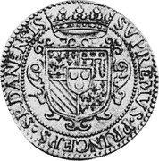 France 1/2 ECU Henry de la Tour d'Auvergne 1613 KM# 16 SVPREMVS PRINCEPS SEDANENSIS coin reverse
