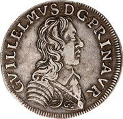 France 1/2 ECU William IX 1649 KM# 95 GVILLELMVS D G PRINC AVR coin obverse France 1/2 ECU William IX 1649 KM# 95 GVILLELMVS D G PRINC AVR coin obverse