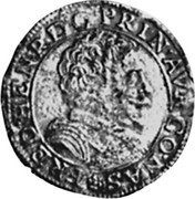 France 1/2 Franc Frederick Henry 1641 KM# 63.1 FRED HENR D G PRIN AVR CO NAS coin obverse France 1/2 Franc Frederick Henry 1641 KM# 63.1 FRED HENR D G PRIN AVR CO NAS coin obverse