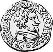 France 1/2 Franc Frederick Henry 1642 KM# 63.2 FRED HENR D G PRIN AVR COM NASS coin obverse