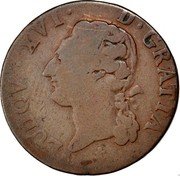 France 1/2 Sol Louis XVI 1791 H Mintage included In KM#585 KM# 586.6 LUDOV XVI D GRATIA coin obverse France 1/2 Sol Louis XVI 1791 H Mintage included In KM#585 KM# 586.6 LUDOV XVI D GRATIA coin obverse
