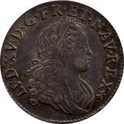 France 12 Sols (1/10 ECU) Louis XV 1718 AA KM# 432.2 LVD XV D G FR ET NAV REX coin obverse France 12 Sols (1/10 ECU) Louis XV 1718 AA KM# 432.2 LVD XV D G FR ET NAV REX coin obverse