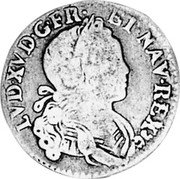 France 12 Sols (1/10 ECU) Louis XV 1718 Z KM# 432.8 LVD XV D G FR ET NAV REX coin obverse France 12 Sols (1/10 ECU) Louis XV 1718 Z KM# 432.8 LVD XV D G FR ET NAV REX coin obverse