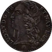 France 12 Sols (1/10 ECU) Louis XV 1740 D KM# 511.6 LUD XV D G FR ET NAV REX coin obverse France 12 Sols (1/10 ECU) Louis XV 1740 D KM# 511.6 LUD XV D G FR ET NAV REX coin obverse