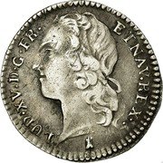 France 12 Sols (1/10 ECU) Louis XV 1743 T KM# 511.20 LUD XV D G FR ET NAV REX coin obverse France 12 Sols (1/10 ECU) Louis XV 1743 T KM# 511.20 LUD XV D G FR ET NAV REX coin obverse