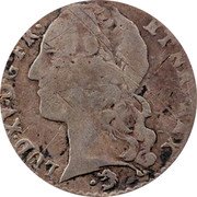 France 12 Sols (1/10 ECU) Louis XV 1747 Z KM# 511.24 LUD XV D G FR ET NAV REX coin obverse France 12 Sols (1/10 ECU) Louis XV 1747 Z KM# 511.24 LUD XV D G FR ET NAV REX coin obverse