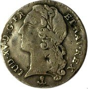 France 12 Sols (1/10 ECU) Louis XV 1750 P KM# 511.16 LUD XV D G FR ET NAV REX coin obverse France 12 Sols (1/10 ECU) Louis XV 1750 P KM# 511.16 LUD XV D G FR ET NAV REX coin obverse
