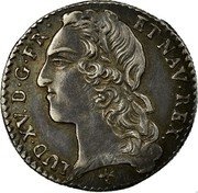 France 12 Sols (1/10 ECU) Louis XV 1769 H KM# 511.9 LUD XV D G FR ET NAV REX coin obverse France 12 Sols (1/10 ECU) Louis XV 1769 H KM# 511.9 LUD XV D G FR ET NAV REX coin obverse