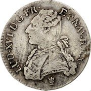 France 12 Sols (1/10 ECU) Louis XVI 1775 I KM# 568.5 LUD XVI D G FR ET NAV REX coin obverse France 12 Sols (1/10 ECU) Louis XVI 1775 I KM# 568.5 LUD XVI D G FR ET NAV REX coin obverse