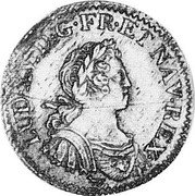 France 15 Sols (1/8 ECU) Louis XV 1725 A KM# 475.1 LUD XV D G FR ET NAV REX coin obverse France 15 Sols (1/8 ECU) Louis XV 1725 A KM# 475.1 LUD XV D G FR ET NAV REX coin obverse