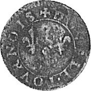 France 2 Deniers (Tournois) Francis de Bourbon ND KM# 5 DOVBLE TOVRNOIS coin reverse France 2 Deniers (Tournois) Francis de Bourbon ND KM# 5 DOVBLE TOVRNOIS coin reverse