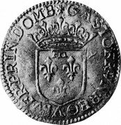 France 2 ECU D’or Gaston de Orleans 1642 FR# 128 GASTO FR VN.REG VSV FR.PRIN DOMB coin obverse France 2 ECU D’or Gaston de Orleans 1642 FR# 128 GASTO FR VN.REG VSV FR.PRIN DOMB coin obverse