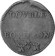France 2 Liards Geoffrey Maurice ND (1681) KM# 43 DOVBLE DE BOVILLON coin reverse France 2 Liards Geoffrey Maurice ND (1681) KM# 43 DOVBLE DE BOVILLON coin reverse