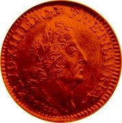 France 2 Louis D'or Louis XIV 1694 BB KM# 303.4 LVD XIIII D G FR ET NAV REX 1694 coin obverse France 2 Louis D'or Louis XIV 1694 BB KM# 303.4 LVD XIIII D G FR ET NAV REX 1694 coin obverse