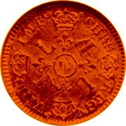 France 2 Louis D'or Louis XIV 1694 BB KM# 303.4 CHRS REGN VINC IMP L L L L BB coin reverse France 2 Louis D'or Louis XIV 1694 BB KM# 303.4 CHRS REGN VINC IMP L L L L BB coin reverse