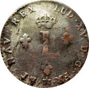 France 2 Sols Louis XV 1750 H KM# 500.9 LUD XV D G FR ET NAV REX L coin obverse France 2 Sols Louis XV 1750 H KM# 500.9 LUD XV D G FR ET NAV REX L coin obverse