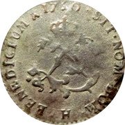 France 2 Sols Louis XV 1750 H KM# 500.9 SIT NOM DOM H BENEDICTUM 1750 coin reverse France 2 Sols Louis XV 1750 H KM# 500.9 SIT NOM DOM H BENEDICTUM 1750 coin reverse