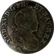 France 20 Sols (1/6 ECU) Louis XV 1720 W KM# 440.21 LUD XV D G FR ET NAV REX coin obverse France 20 Sols (1/6 ECU) Louis XV 1720 W KM# 440.21 LUD XV D G FR ET NAV REX coin obverse