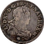 France 20 Sols (1/6 ECU) Louis XV 1721 Z KM# 454.23 LVD XV D G FR ET NAV REX coin obverse France 20 Sols (1/6 ECU) Louis XV 1721 Z KM# 454.23 LVD XV D G FR ET NAV REX coin obverse