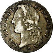 France 24 Sols (1/5 ECU) Louis XV 1741 R KM# 515.15 LUD XV D G FR ET NAV REX coin obverse France 24 Sols (1/5 ECU) Louis XV 1741 R KM# 515.15 LUD XV D G FR ET NAV REX coin obverse