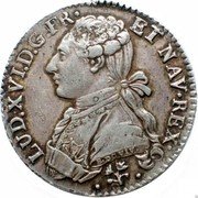 France 24 Sols (1/5 ECU) Louis XVI 1780 L KM# 569.7 LUD XVI D G FR ET NAV REX coin obverse France 24 Sols (1/5 ECU) Louis XVI 1780 L KM# 569.7 LUD XVI D G FR ET NAV REX coin obverse
