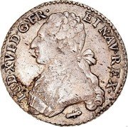 France 24 Sols (1/5 ECU) Louis XVI 1786 Q KM# 569.11 LUD XVI D G FR ET NAV REX coin obverse