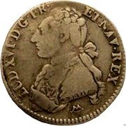 France 24 Sols (1/5 ECU) Louis XVI 1787 N KM# 569.10 LUD XVI D G FR ET NAV REX coin obverse France 24 Sols (1/5 ECU) Louis XVI 1787 N KM# 569.10 LUD XVI D G FR ET NAV REX coin obverse