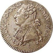 France 24 Sols (1/5 ECU) Louis XVI 1788 H KM# 569.4 LUD XVI D G FR ET NAV REX coin obverse France 24 Sols (1/5 ECU) Louis XVI 1788 H KM# 569.4 LUD XVI D G FR ET NAV REX coin obverse