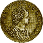 France 30 Sols (1/4 ECU) Louis XV 1715 A KM# 410.1 LVD XV D G FR ET NAV REX coin obverse