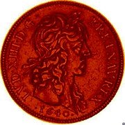France 4 Louis D'or Louis XIII 1640 A KM# 111 LVD XIII D G FR ET NAV REX 1640 coin obverse France 4 Louis D'or Louis XIII 1640 A KM# 111 LVD XIII D G FR ET NAV REX 1640 coin obverse