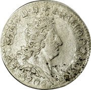 France 5 Sols (1/16 ECU) Louis XIV 1702 B KM# 337.3 LVD XIV D G FR ET NAV REX 1702 coin obverse France 5 Sols (1/16 ECU) Louis XIV 1702 B KM# 337.3 LVD XIV D G FR ET NAV REX 1702 coin obverse
