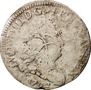France 5 Sols (1/16 ECU) Louis XIV 1702 W KM# 337.20 LVD XIIII D G FR ET NAV REX 1702 coin obverse France 5 Sols (1/16 ECU) Louis XIV 1702 W KM# 337.20 LVD XIIII D G FR ET NAV REX 1702 coin obverse