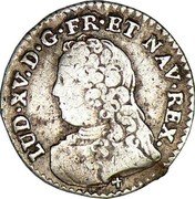 France 6 Sols (1/20 ECU) Louis XV 1727 R KM# 480.17 LUD XV D G FR ET NAV REX coin obverse France 6 Sols (1/20 ECU) Louis XV 1727 R KM# 480.17 LUD XV D G FR ET NAV REX coin obverse