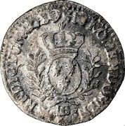 France 6 Sols (1/20 ECU) Louis XV 1729 BB KM# 480.4 SIT NOMEN DOMINI BB BENEDICTUM 1729 coin reverse France 6 Sols (1/20 ECU) Louis XV 1729 BB KM# 480.4 SIT NOMEN DOMINI BB BENEDICTUM 1729 coin reverse