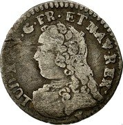 France 6 Sols (1/20 ECU) Louis XV 1729 Numeral 9 KM# 480.25 LUD XV D G FR ET NAV REX coin obverse France 6 Sols (1/20 ECU) Louis XV 1729 Numeral 9 KM# 480.25 LUD XV D G FR ET NAV REX coin obverse