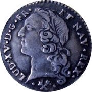 France 6 Sols (1/20 ECU) Louis XV 1766 L KM# 510.8 LUD XV D G FR ET NAV REX coin obverse France 6 Sols (1/20 ECU) Louis XV 1766 L KM# 510.8 LUD XV D G FR ET NAV REX coin obverse