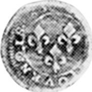 France Denier Tournois William IX 1650 KM# 81 DENIER.TOVRNOIS.1650 coin reverse France Denier Tournois William IX 1650 KM# 81 DENIER.TOVRNOIS.1650 coin reverse